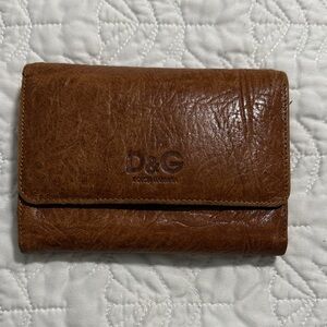 D&G Rich Brown Leather Wallet
